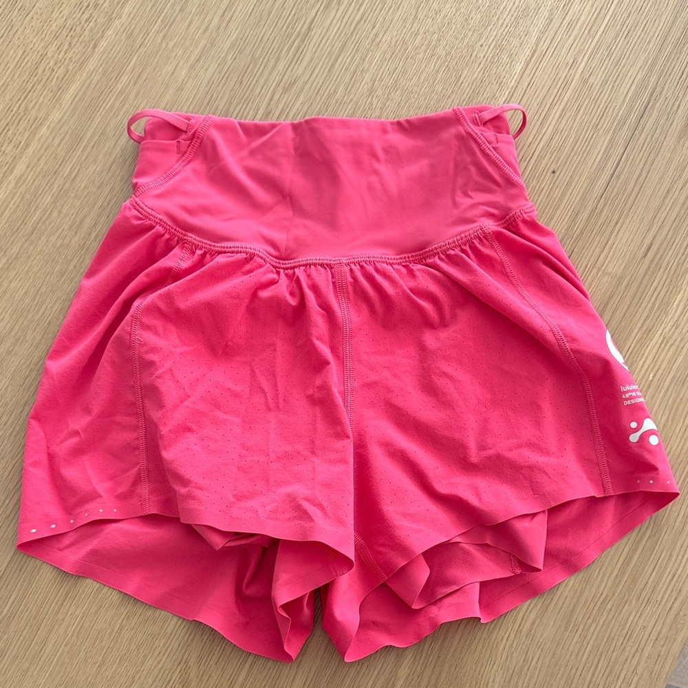 lululemon Glaze Pink Athletic Shorts